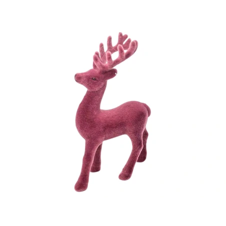 Reindeer, 15 cm, Dark Cherry Color