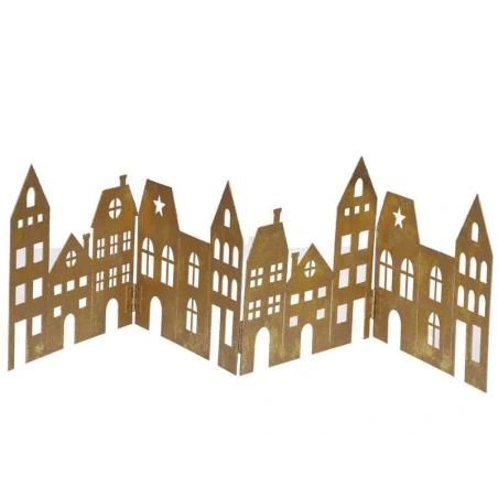 Metal Decoration "Home", 50.5×12×0.1 cm