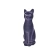 Cat, 28 cm, Dark Purple