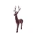 Reindeer, 85 cm, Dark Plum Color