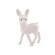 Briedis, 10 cm, balts