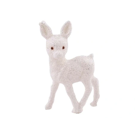 Briedis, 10 cm, balts