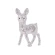 Deer, 10 cm, Silver Color