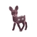Deer, 10 cm, Dark Plum Color