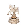Music Box with Rocking Horse, 11.9×11.1×17.2 cm