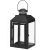Lantern, black, 25 cm