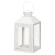 Lantern, white, 25 cm