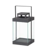 Modern lantern, dark gray, 25 cm