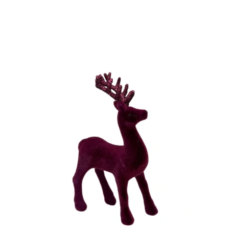 Deer, 18×10 cm, Dark Cherry Color