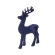 Deer, 18×10 cm, Blue