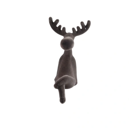 Sitting deer, 22×11×11 cm, Gray