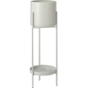 Flowerpot on Stand, Size L, H 60 cm, 19×19 cm, White
