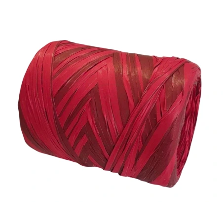 Raffia, 200 m, Two-tone - Brown and Red