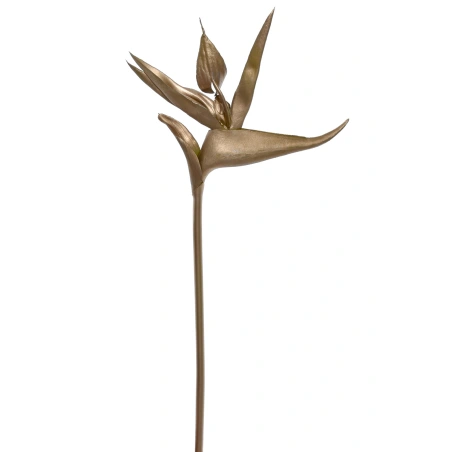 Artificial Strelitzia, 59 cm, Gold