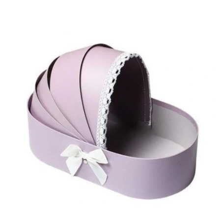 Gift Box "Cradle", 33x17.7x8 cm, Purple