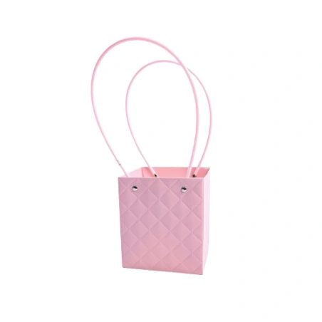 Gift Bag, 15x13x12.5 cm, Pink