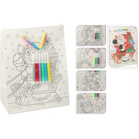Gift Bag For Coloring, 32×26×10 cm