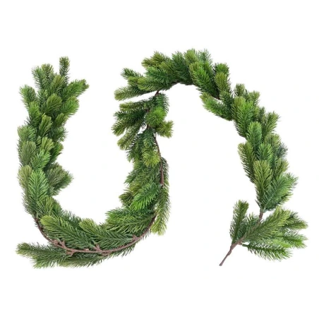 Garland of Artificial Pine Branches, 190 cm