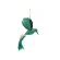 Hanging Bird,Green Color, 13×3×10 cm
