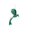 Hanging Bird,Green Color, 13×3×10 cm