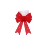 Bow with LED, 30×43×10 cm, Red (BAT. AA)