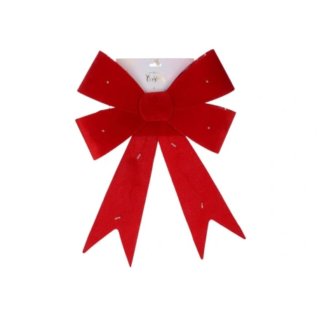 Bow with LED, 41×56×11.5 cm, Red (BAT. AA)