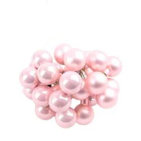 Toys with Wire, 3 cm, Matte and Glossy Pink Color, 1 pack - 72 pcs