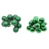 Toys with Wire, 2.5 cm, Matte and Glossy Green Color, 1 pack - 12 pcs