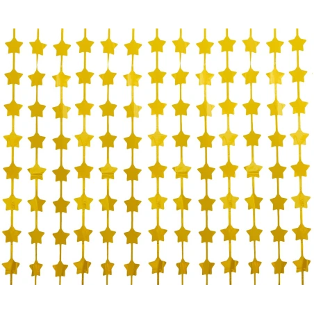 Užuolaida, 100×200 cm, metalinės aukso spalvos