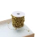 Decorative Pearl Ribbon, 30 m, Gold Color