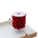 Decorative Pearl Ribbon, 30 m, red Color