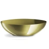 Flowerpot "Owal", gold color, 30×14 cm