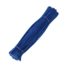 Chenille Wire Stems, 30 cm, Blue Color, 1 pack - 100 pcs
