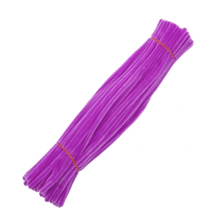 Šenila stieples kātiņi, 30 cm, lavandas krāsa, 1 iep. - 100 gab.