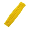 Chenille Wire Stems, 30 cm, Yellow Color, 1 pack - 100 pcs