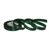 Ribbon with Dots, 1.2 cm x 20 y (18.30 m), Dark Green Color