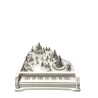 Christmas Decoration "Musical Grand Piano", LED, 23×25×15 cm, White-Silver Color