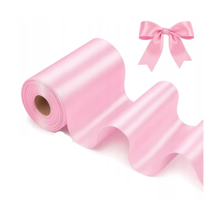 Ribbon, 10 cm x 35 y (32 m), Pink Color