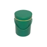 Box, 18×13.5 cm, Green with Gold Lid Edge