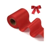 Ribbon, 10 cm x 35 y (32 m), Red Color