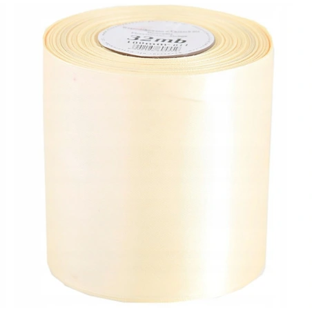 Ribbon, 10 cm x 35 y (32 m), Light Sand (Ecru) Color