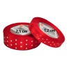 Ribbon, Red with Metallic Gold Dots