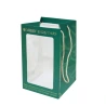 Christmas Gift Bag, 32×20×20 cm, Green Color