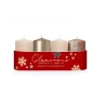 Candles – 40×70 mm, Cappuccino Color, 1 Set – 4 pcs.