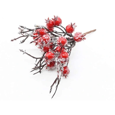 Artificial Berry Branch, 17 cm
