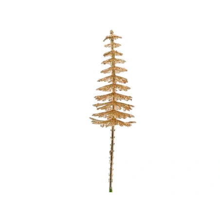 Artificial Stick-In Christmas Tree, Golden, H-30 cm