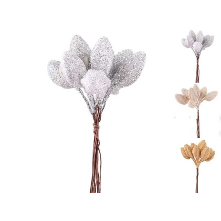 Almonds on Stem, 12 cm, 1 Bundle of 10 pcs