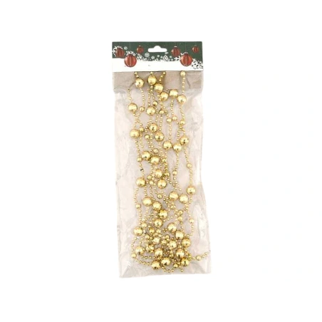 Plastic Garland, Gold Color, 2.7 m