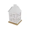 Metalinis žibintas - namelis, 29,5×18×18cm