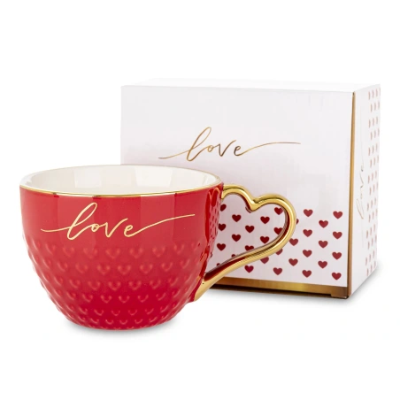 Cup, 8.5×16×12 cm, Red Color